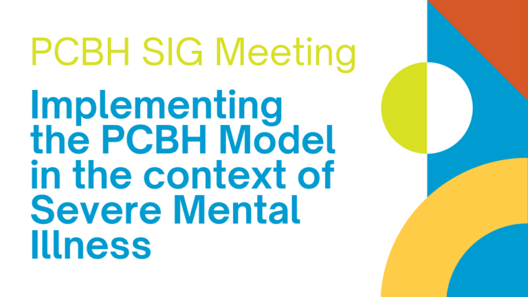 Some Guiding Light: Implementing the PCBH Model in the Context of Severe Mental Illness