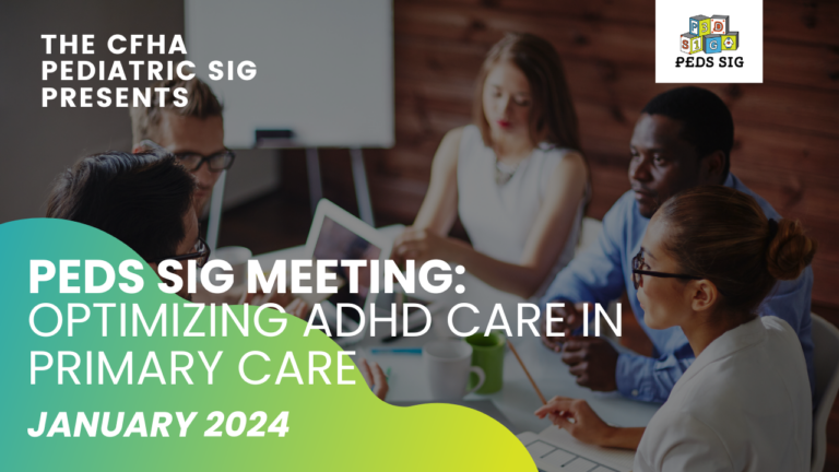 January 2024 Pediatric SIG Meeting