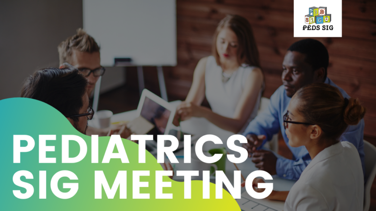 Pediatrics SIG Meeting – Suicide Risk Assessment and Screeners